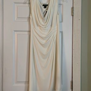 Lauren dress size 10 white. NWT